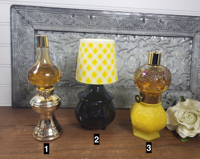 Vintage Avon Lamp Decanters- Choose Liberty, Hearth or Parlor