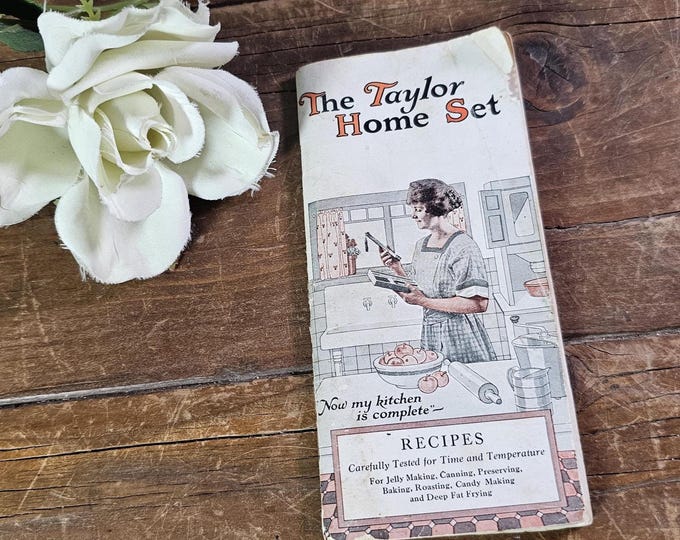 The Taylor Home Set Recipe Booklet | Vintage Advertising Pamphlet - As Found