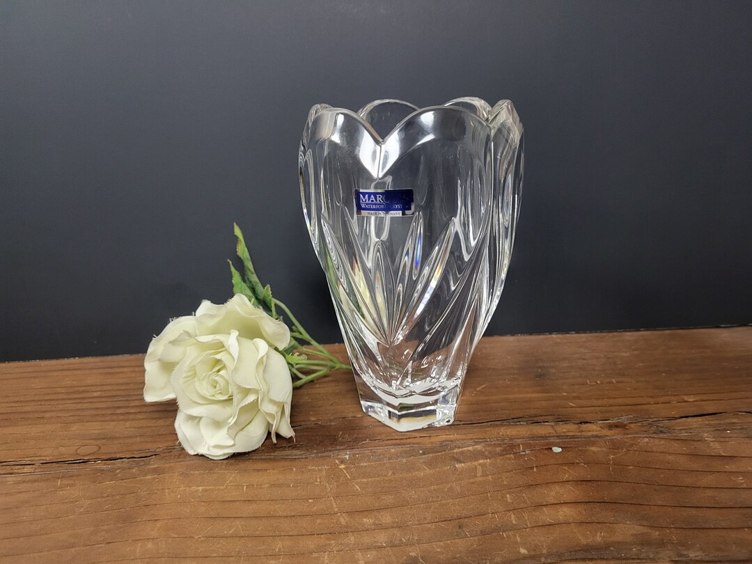 Beautiful Waterford Crystal Flower Vase Sweet Memories From Etsy