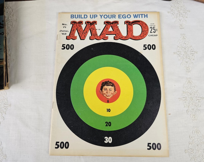 Vintage Mad Magazine No. 71 - June 1962 - Collectible Satire