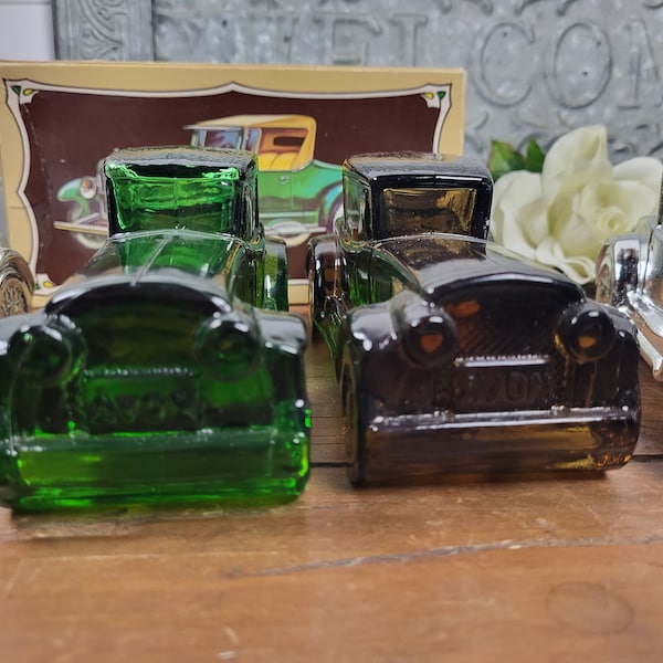 1970s Vtg Avon Sterling Six Car After Shave Decanters - 6 to Choose from