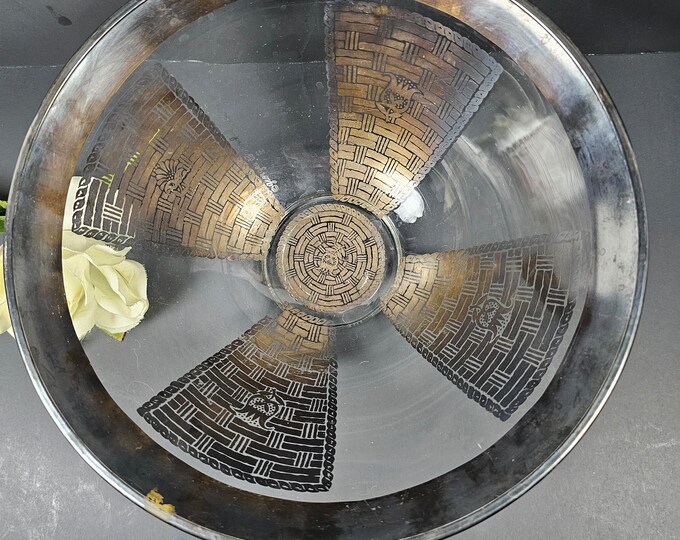 Rare Georges Briard Silver Overlay Bowl - 1960s - Signed