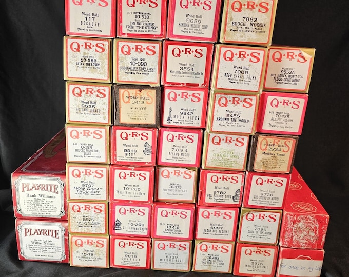 Vintage QRS and Play-Rite Player Piano Rolls - You Pick Your Title