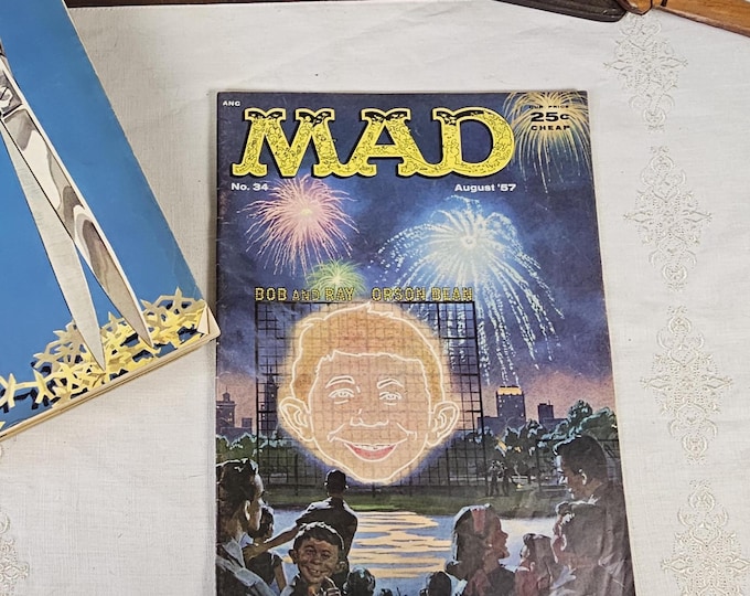 Vintage Mad Magazine No. 35: October 1957, 5th Anniversary Issue