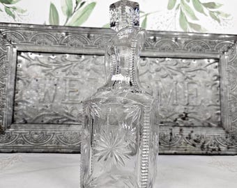 EAPG 1899 Cruet-Catsup Bottle and Stopper - Planet by Model Flint Glass Co.