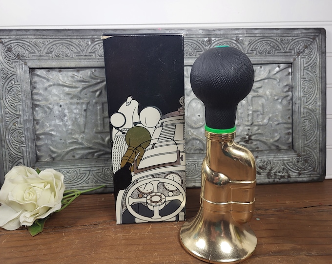 Avon It's a Blast Car Horn Oland After Shave Decanter with box - Vintage 1970s Avon