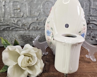 1930s-40s Art Deco Porcelier Porcelain Sconce Light Fixture with outlet