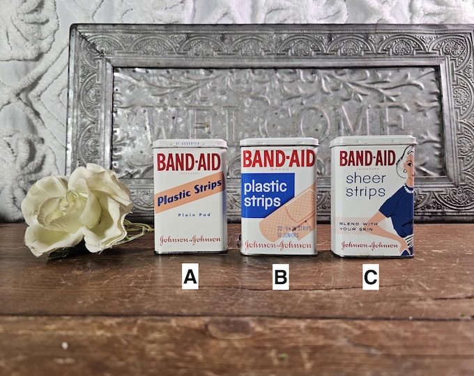 Vintage Johnson & Johnson Band-Aid Tins | Choose from 3