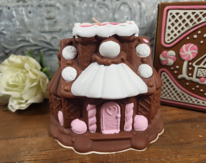 1970s Vintage Avon Gingerbread House Frankincense & Myrrh Candle VIB Etsy