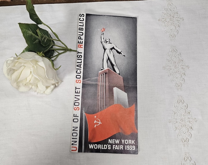 Rare Ephemera - 1939 New York World’s Fair Pavilion of the Soviet Section Brochure