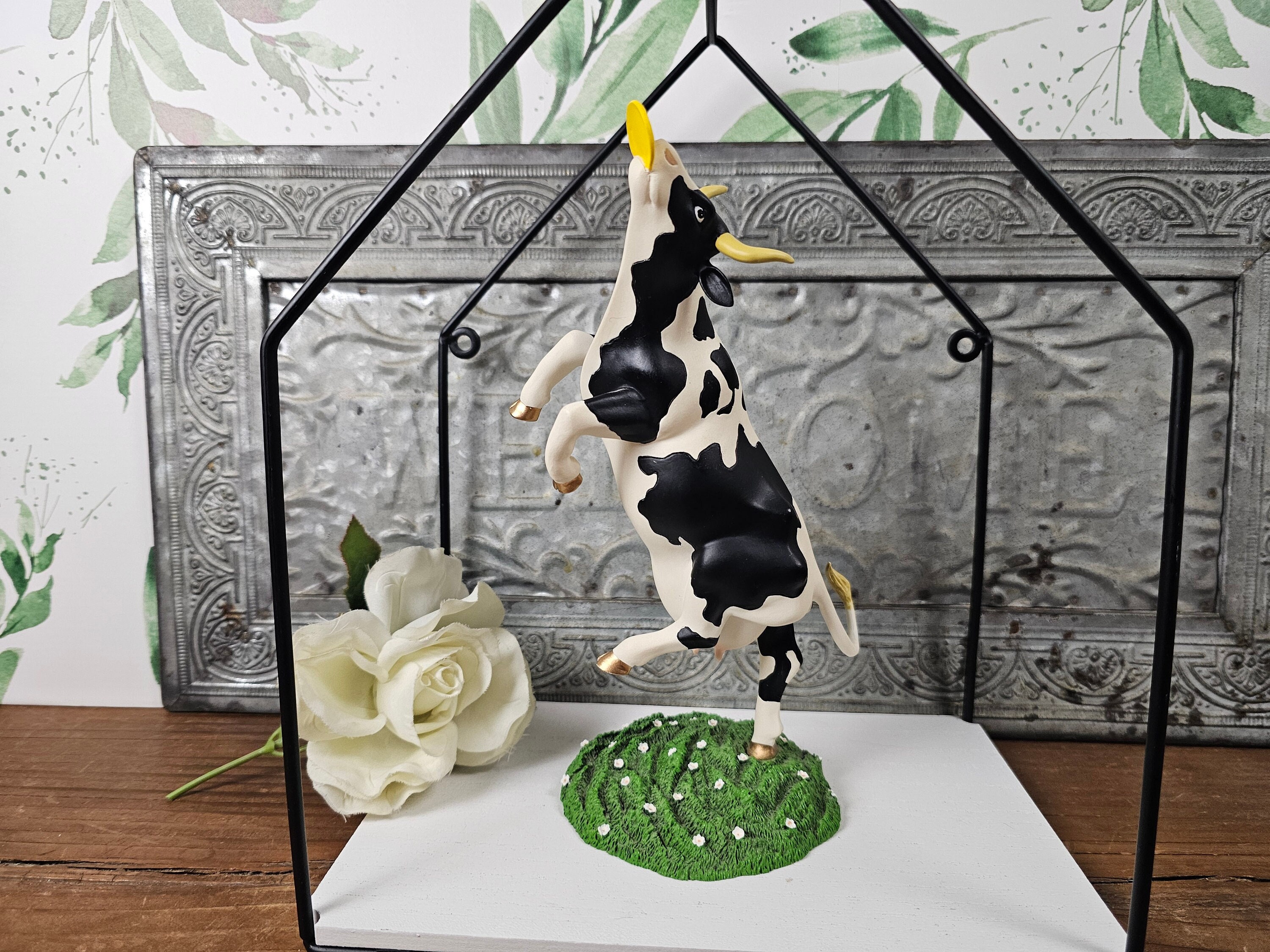 驚きの価格 - #9131 Cow Dream Daisy's Parade Cow Retired Etsy - 2001 その他
