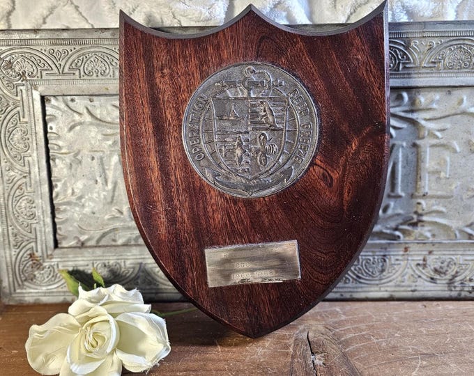 Vintage Operation Deep Freeze USCGC Glacier Plaque 1966-1968 | Antarctica Research