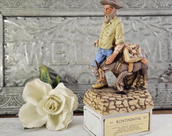 1978 Kontinental Spirits Kompanie Classics - Prospector and Burro Mini Decanter