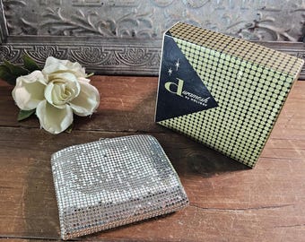 MCM Duramesh by Holiday Silver Mesh Wallet Change Purse - NOS
