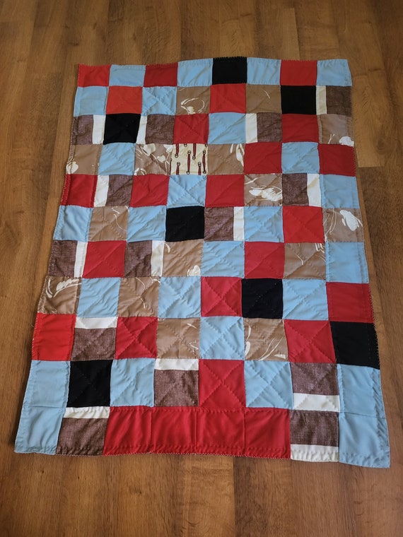 USED HANDMADE BLANKET