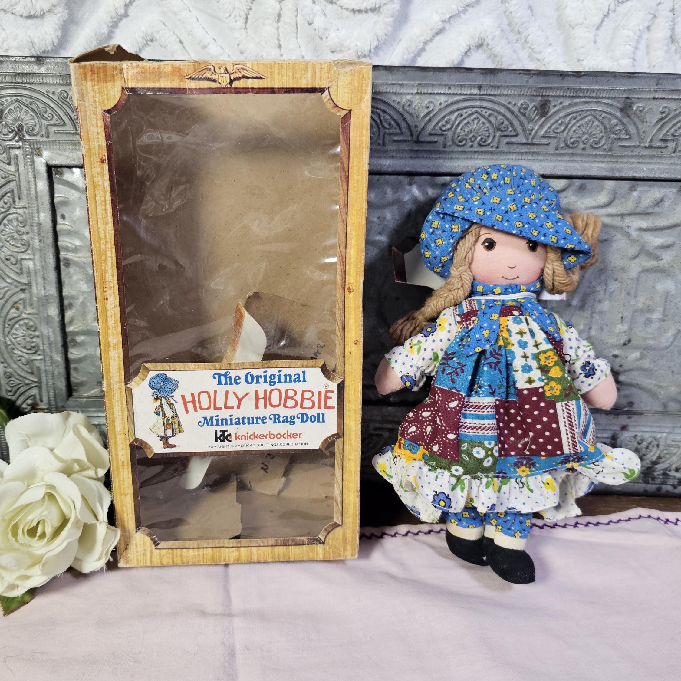 1975 Holly Hobbie Miniature Rag Doll No. 3420 by Knickerbocker