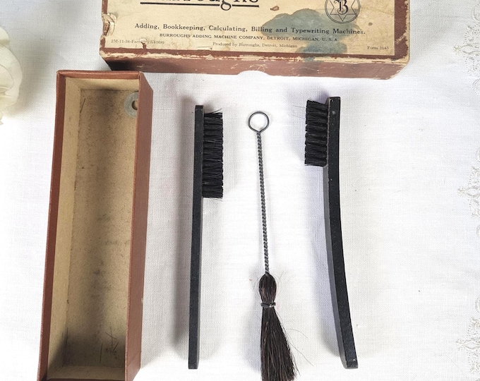 1940s Burrough’s Adding Machine Company Accessories | Shadow Box Piece