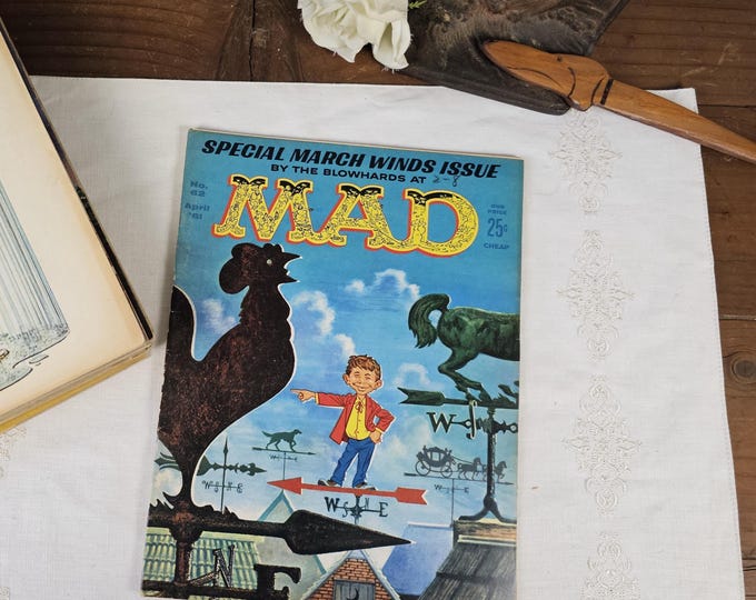 Vintage Mad Magazine No. 62 - April 1961 - Collectible Satire