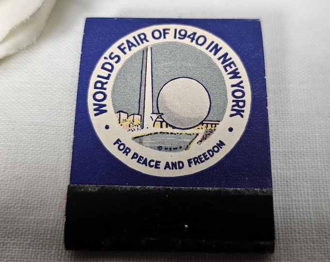 1939 New York World’s Fair Unused Souvenir Matchbook