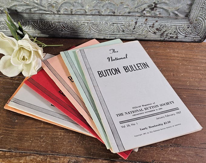 1967 National Button Bulletins, Vol. 26, No. 1-6