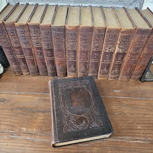 Rare 1916 Little Journeys Leather 14-vol Set by Elbert Hubbard | Roycroft |Memorial Edition-Harry Krohn