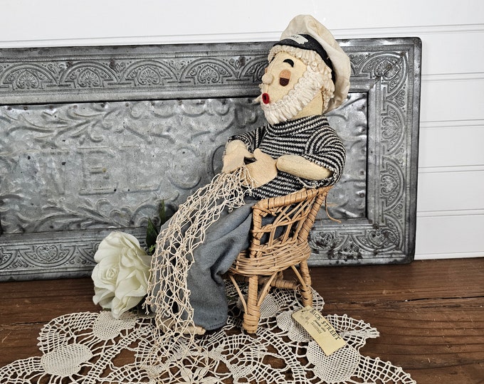 1970s Old Salt Fishermen Back Street Doll - Bobby Stuart Co St Paul MN