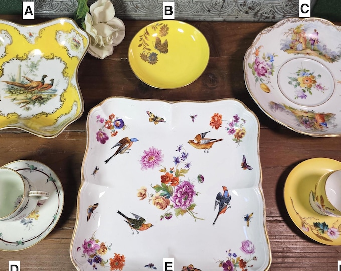 Antique Victorian Porcelain Tableware | Vintage Cottagecore Tablescape