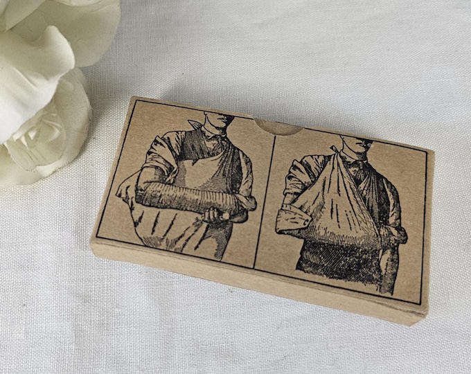 Vintage 1960s Bell System Telegraph Telephone First Aid Kit Triangular Bandage | NOS