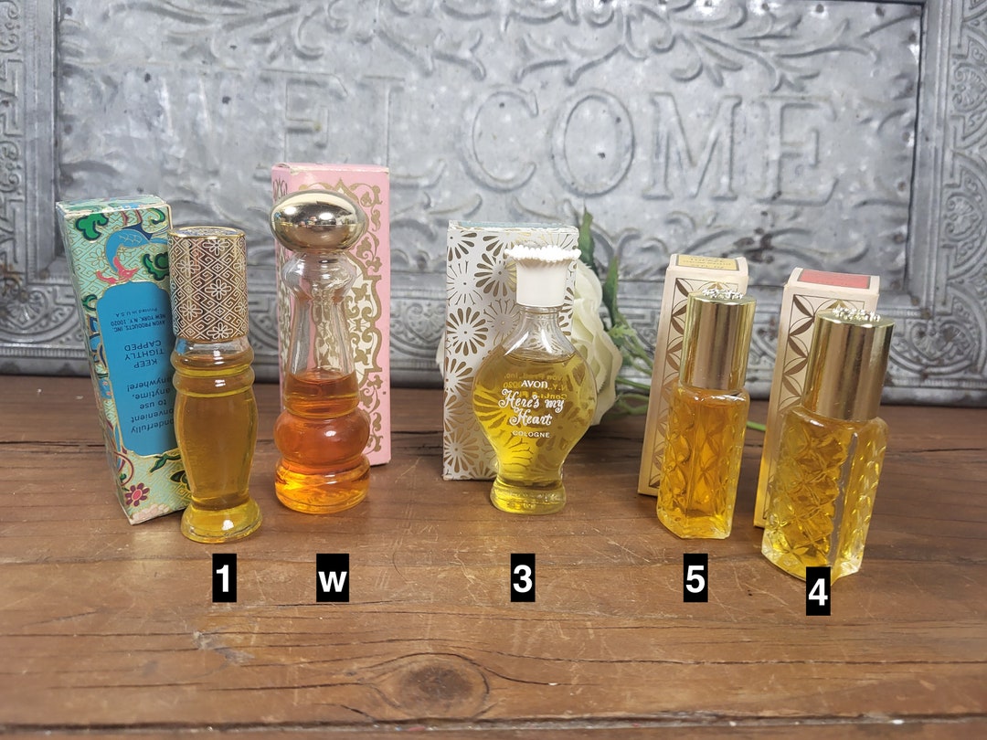 Buy Vintage 1970s Avon Perfume Bottles and Rollettes 5 to Choose From Online in India Etsy