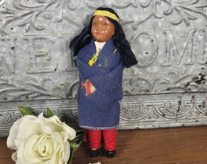 MCM Native American Souvenir Doll