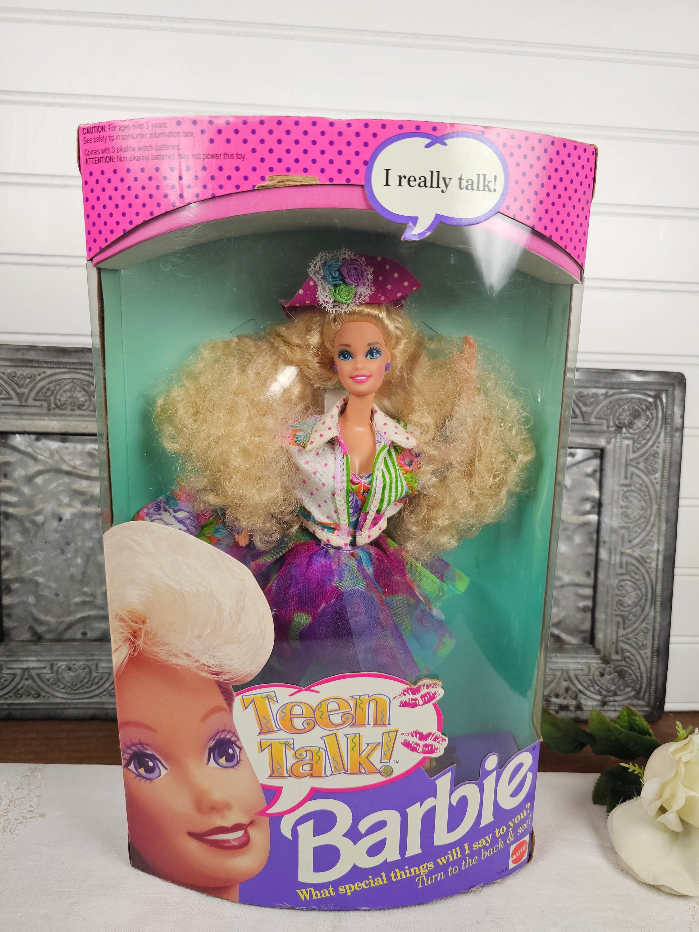 1991 Teen Talk! Barbie - NOS - #5745 - Etsy