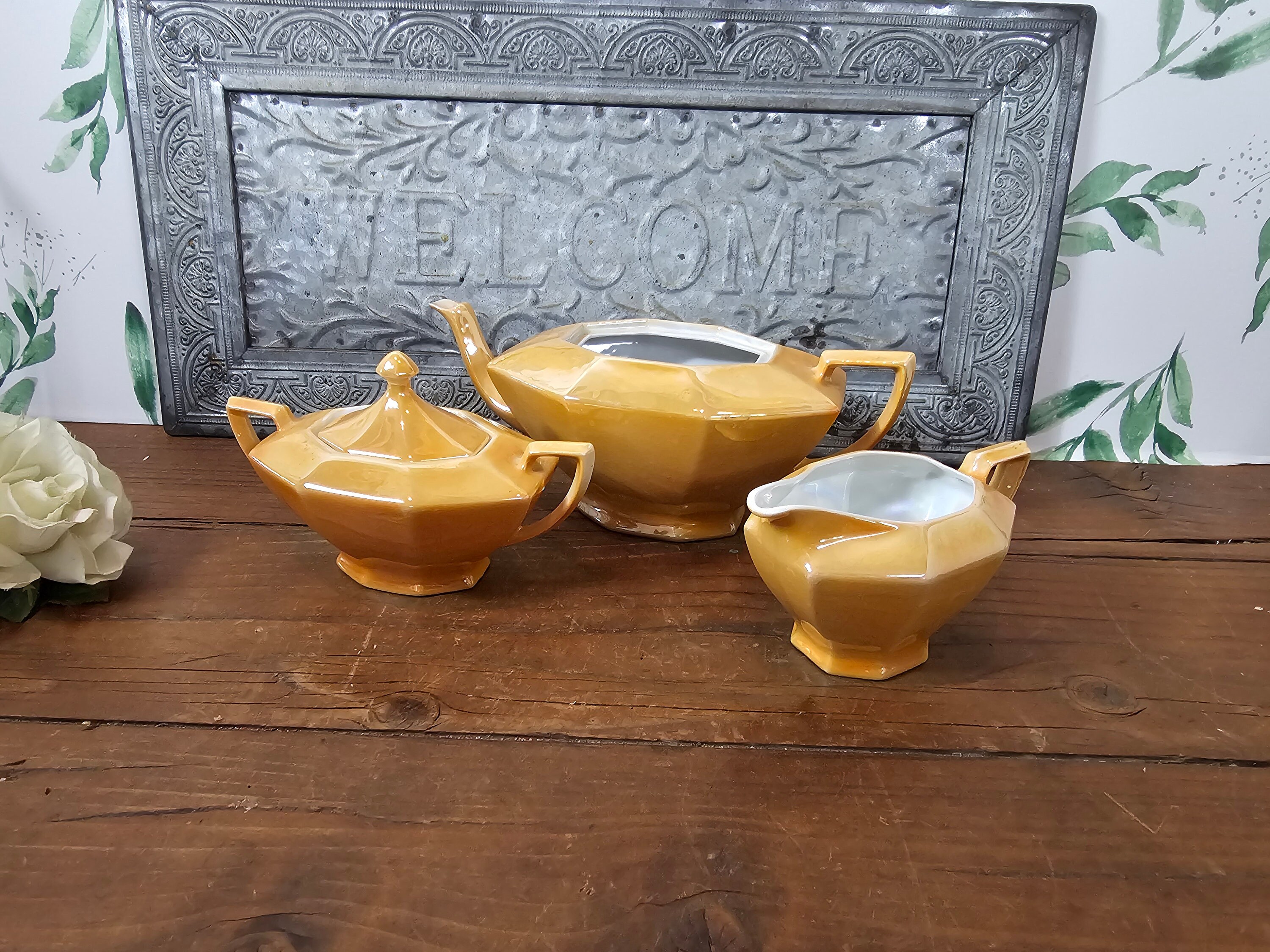 Lusterware Tea Set - Etsy