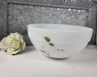 1960s 8" Colonial Mixing Bowl - Fire King Fruit by Anchor Hocking