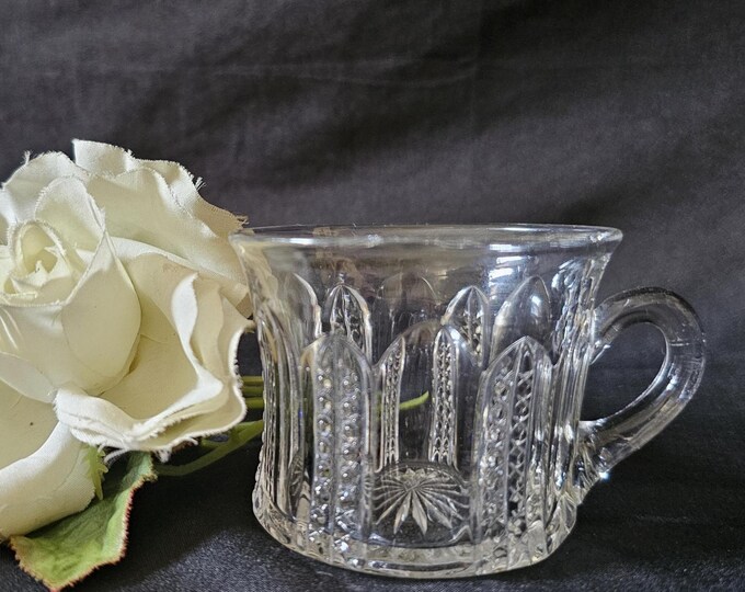 1901 EAPG No. 315 Paneled Cane Punch Cup by Heisey