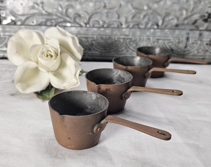 MCM Bazar Francais New York “666” miniature copper pan | 4 available