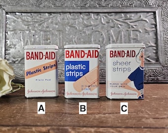 Vintage Johnson & Johnson Band-Aid Tins | Choose from 3