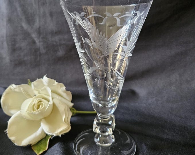 1950s Bird of Paradise (Stem 934) by Glastonbury Lotus Water Goblet | 5 available