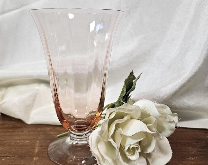1930s Elegant Glass Pink Iced Tea Glasses | Fostoria 5097-5297