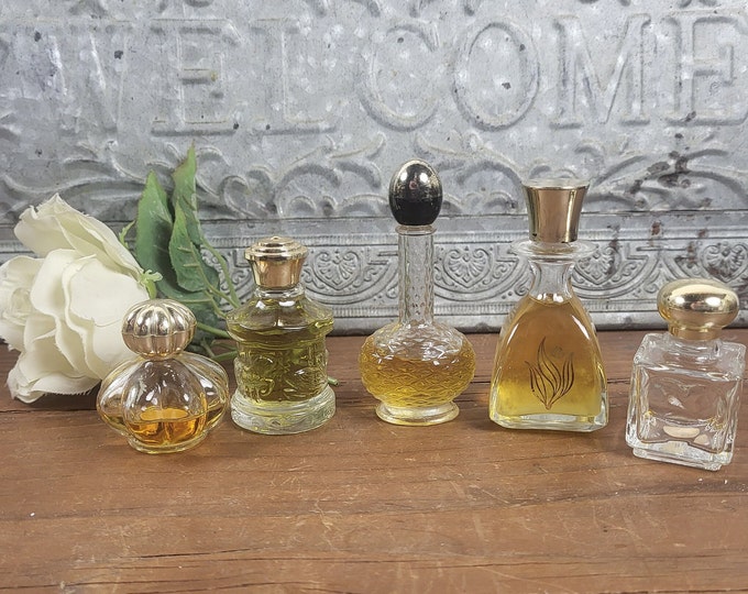 Vintage Avon MCM Perfume Bottles - Set of 5 - 1960s and 1970s