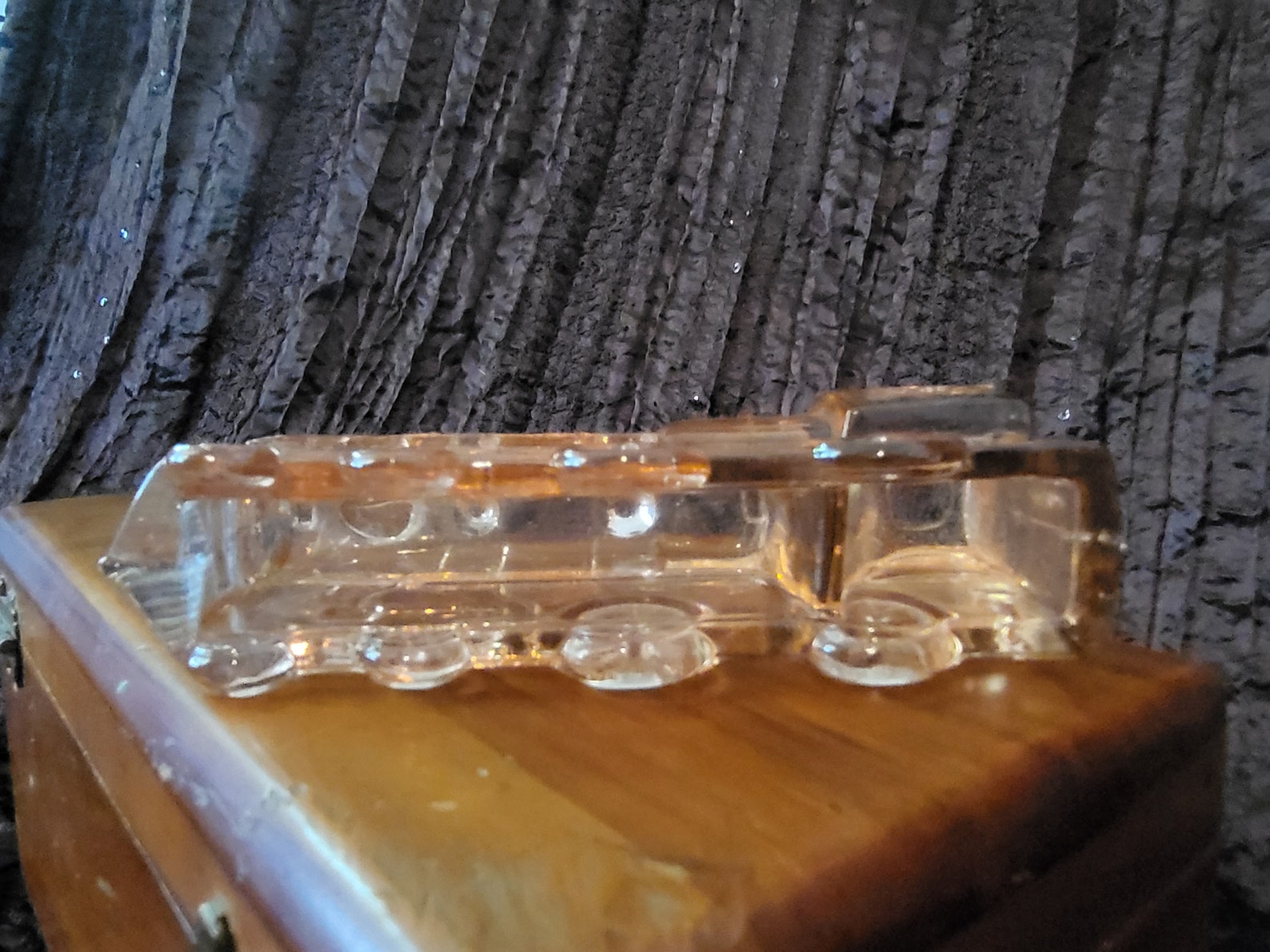 Pink Depression Glass Train Engine 888 Candy Etsy