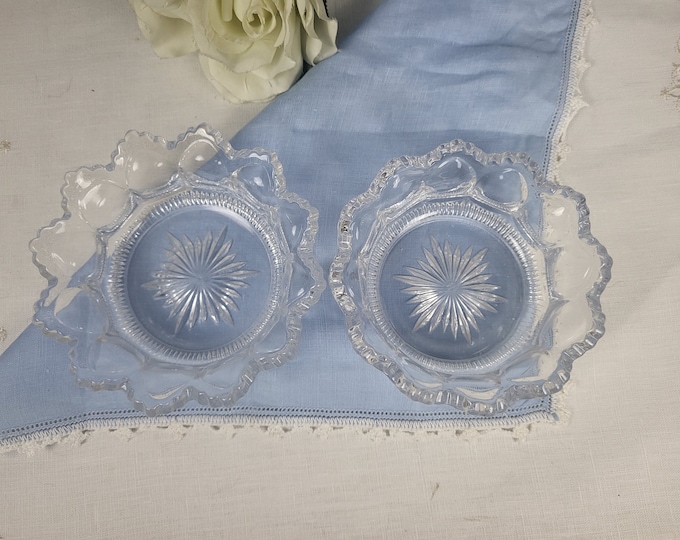 Colonial Clear 300 Clear Glass Bowls by Heisey Glass