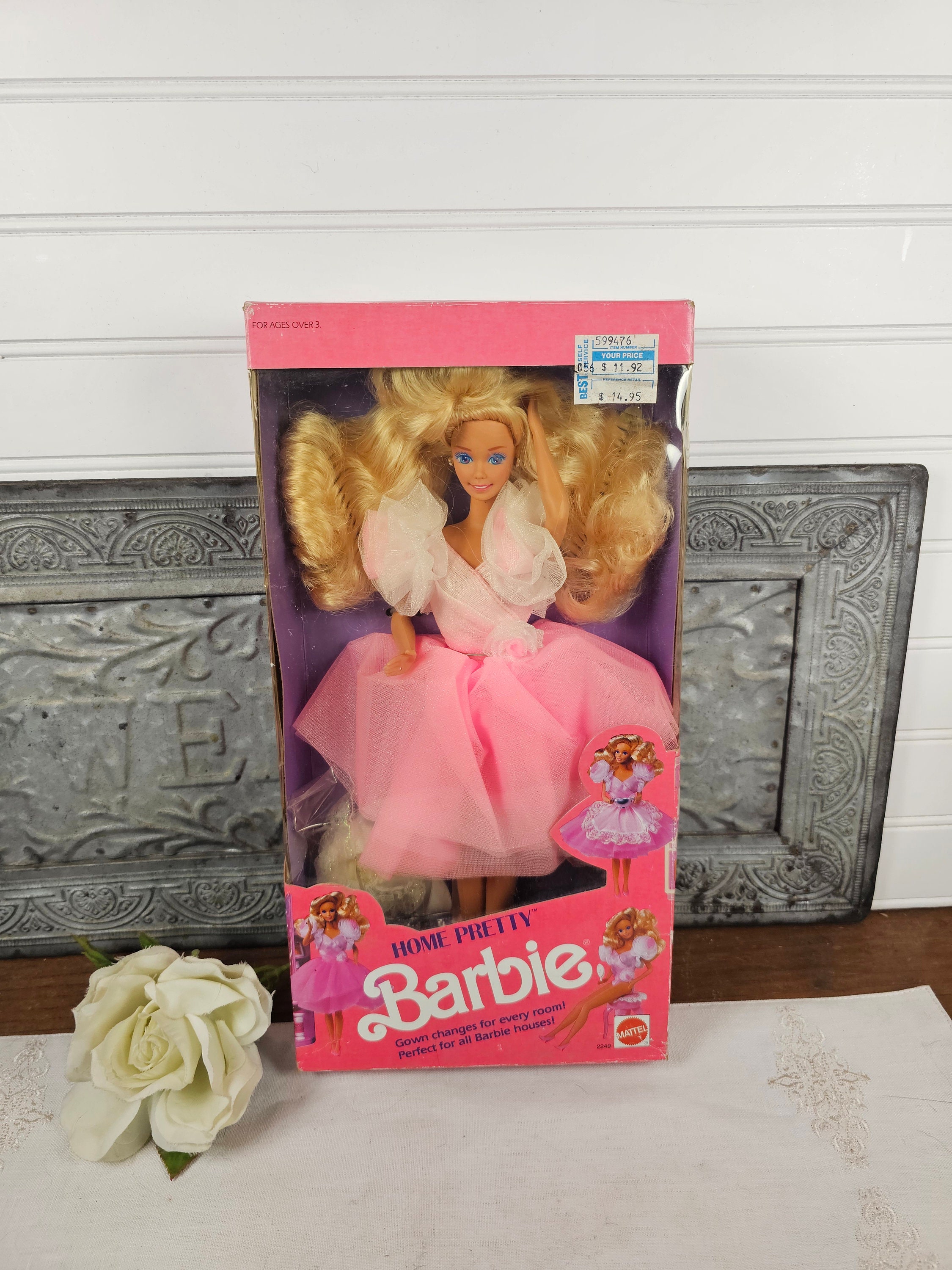 1990 Home Pretty Barbie Toys R Us Special Edition NOS 2249