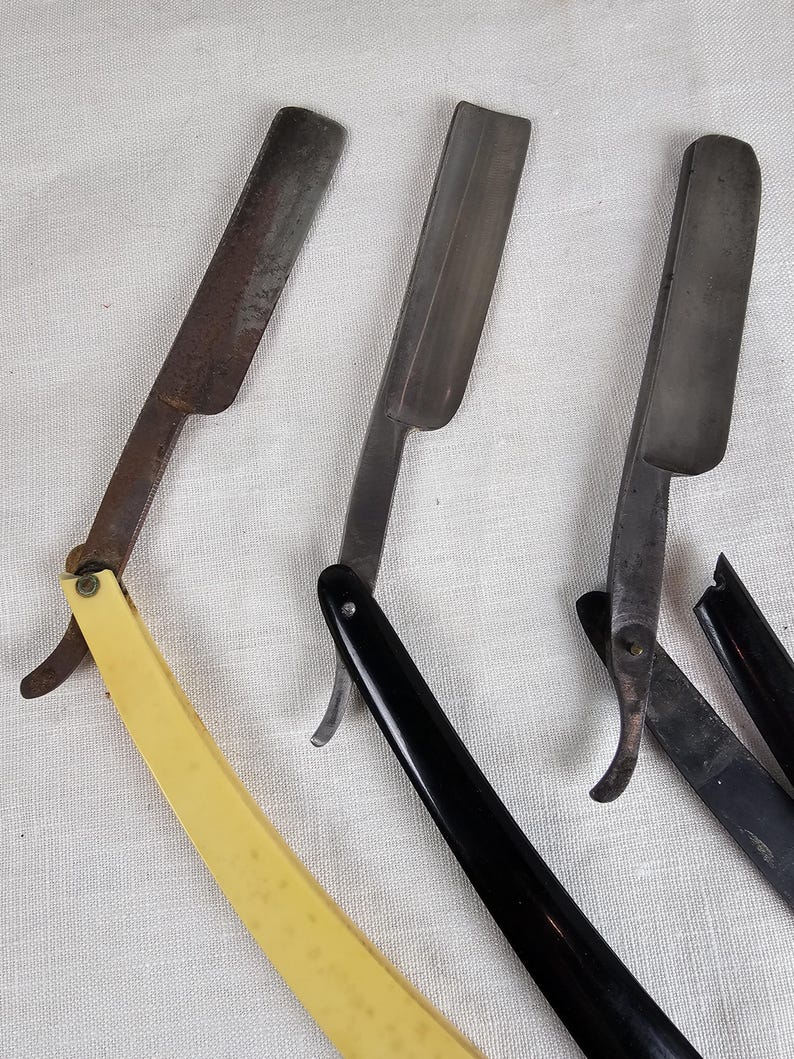 Antique Straight Razors and Coffins - Imperial Razor Co. - 5 to Choose ...