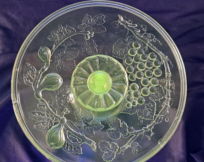 EAPG 1880s 10.25” Cake Stand by Dalzell Brothers & Gilmore Glass Co