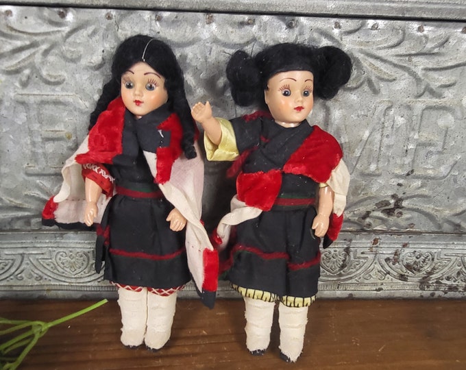 MCM Native American - Hopi Indian - Souvenir Dolls