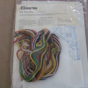 Kit De Broderie Crewel Caron - Neuf Sous Emballage - Design Hallmark 5x7 Pouces