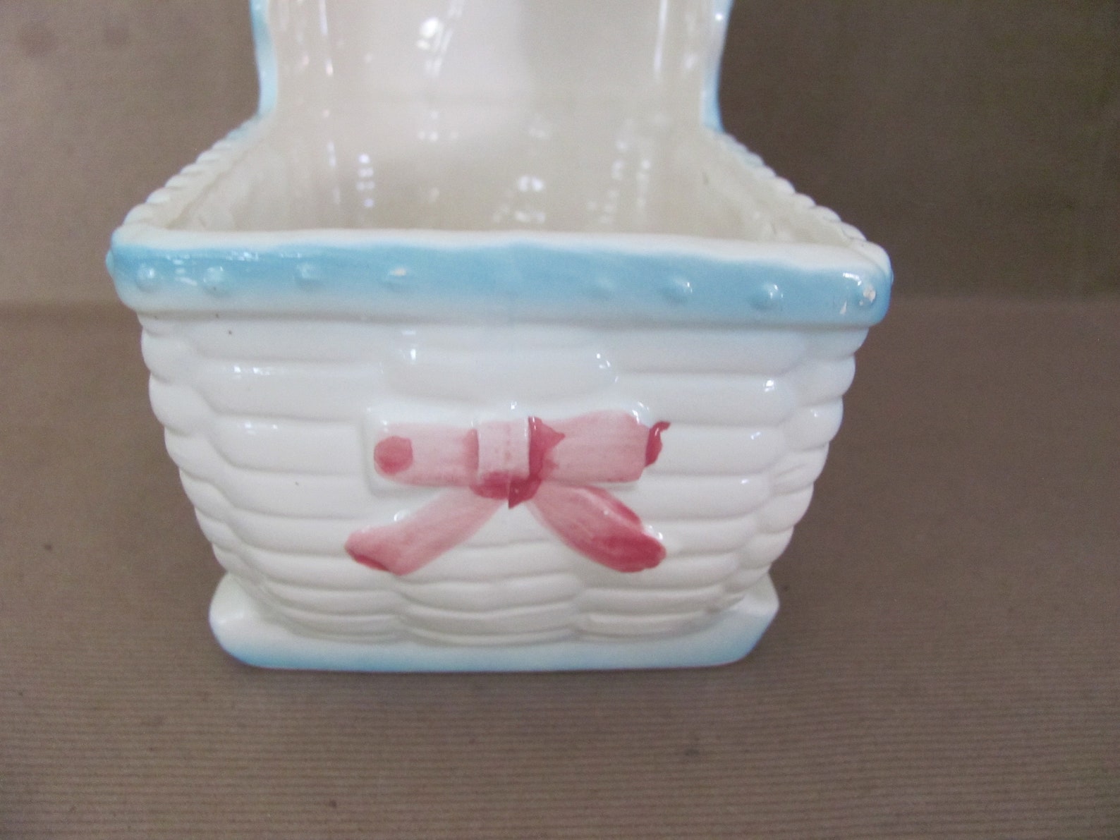 Vintage Baby Planter 1950's Rubens Ceramic Cradle Etsy