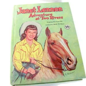 Vintage Janet Lennon Book, 1960&#39;s Janet Lennon, Whitman Girls Series Books, Girl, Teen Collectible