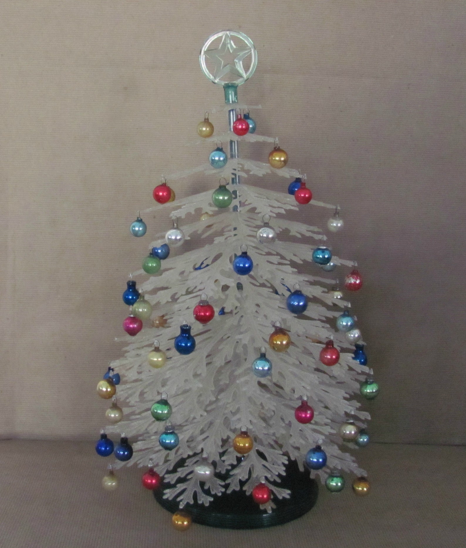 Vintage Plastic Christmas Tree 