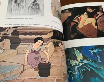 Vintage Disney Art Book, 1970's the Art of Walt Disney Softcover